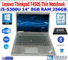 LENOVO THINKPAD T450S i5-5300U 14 in 8GB RAM 256GB SSD WIN10 PRO