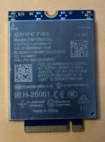 5W10V25821 QUECTEL SDX24 EM120R-GL 4G LTE CAT12 PCIE WWAN module