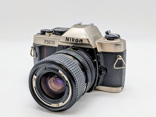 Nikon FM10 35mm Film Camera with 35-70mm Manual Focus Lens - Ships Free