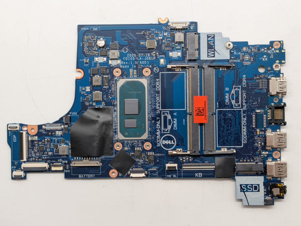 DELL INSPIRON 15 3501 INTEL CORE I5-1035G1 CPU LAPTOP MOTHERBOARD G9RW0
