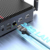 MINIX Z100-0dB Fanless Mini PC, Intel 12th Gen N100, 8GB DDR4, 256GB PCIe Gen3 x