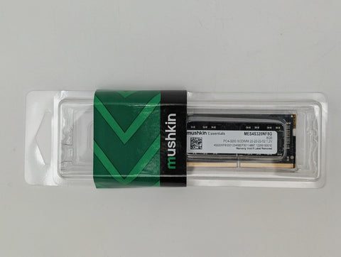 NEW Mushkin Essentials 8GB PC4-3200 SODIMM | MES4SE20NF8G | Ships Free