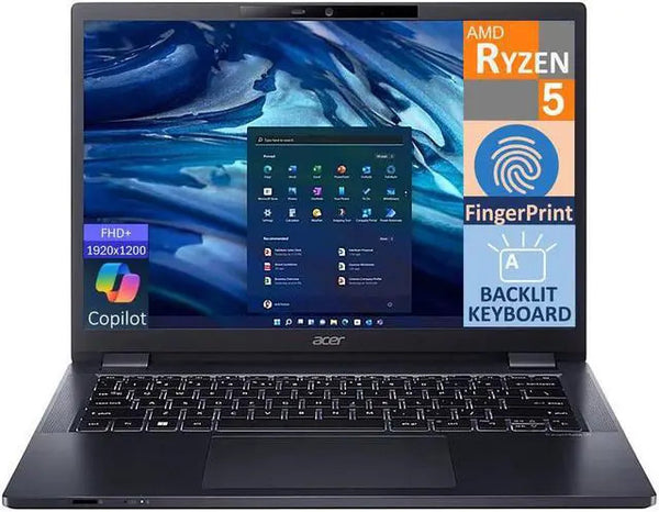 Acer TravelMate P4 Business 14.0 in WUXGA Display Ryzen 5 PRO 6650U 16GB DDR5