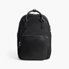 Lo & Sons Rowledge Backpack | Black Exterior / Gold Hardware / Grey Interior