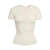 SKIMS Women's Cotton Jersey T-Shirt - Bone - Size Small