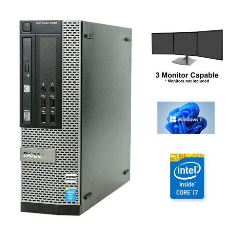 Dell Restored Dell OptiPlex 9020 SFF Desktop Intel Core i7 32GB Ram 1TB SSD