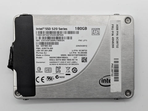 Intel 520 Series 180 GB 2.5