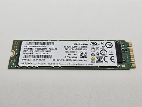 256GB SATA 2280 M.2 SSD 0W90VR SK hynix SC311