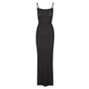 Skims Soft Lounge Long Slip Dress in Onyx | Size S Small | New NWT