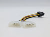 PNY Dual Molex to 6-Pin PCIe Power Adapter Cable P/N:91004549-T
