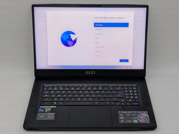 MSI Titan GT77HX 13VI-028US 17