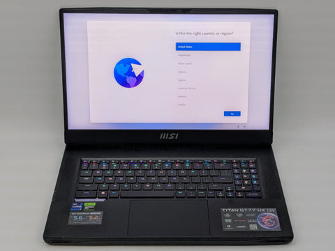MSI Titan GT77HX 13VI-028US 17