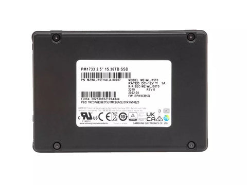 Samsung PM1733 15.36TB PCIe NVME U.2 2.5