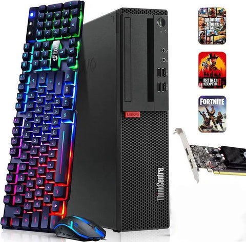 Lenovo M800/M900 Desktop Gaming i5-6500 16GB RAM 256GB +1TB HDD AMD Radeon RX