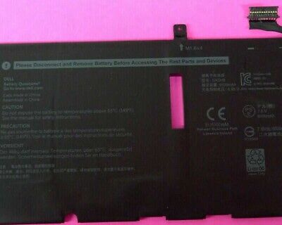 New DXGH8 52Wh Battery for XPS 13 9370 2018 13-9370-D1805G 13-9370-D1905TG