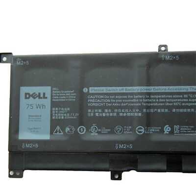 75Wh 8N0T7 New Laptop Battery For XPS 15 9575 P73F Precision 5530 2-in-1 Series